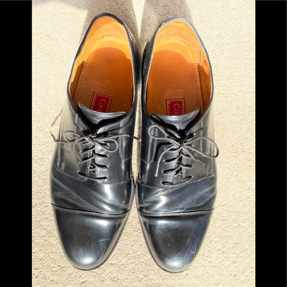 “COLE HAAN City” Men’s Black Leather Shoe, Size 12 - Picture 3 of 8